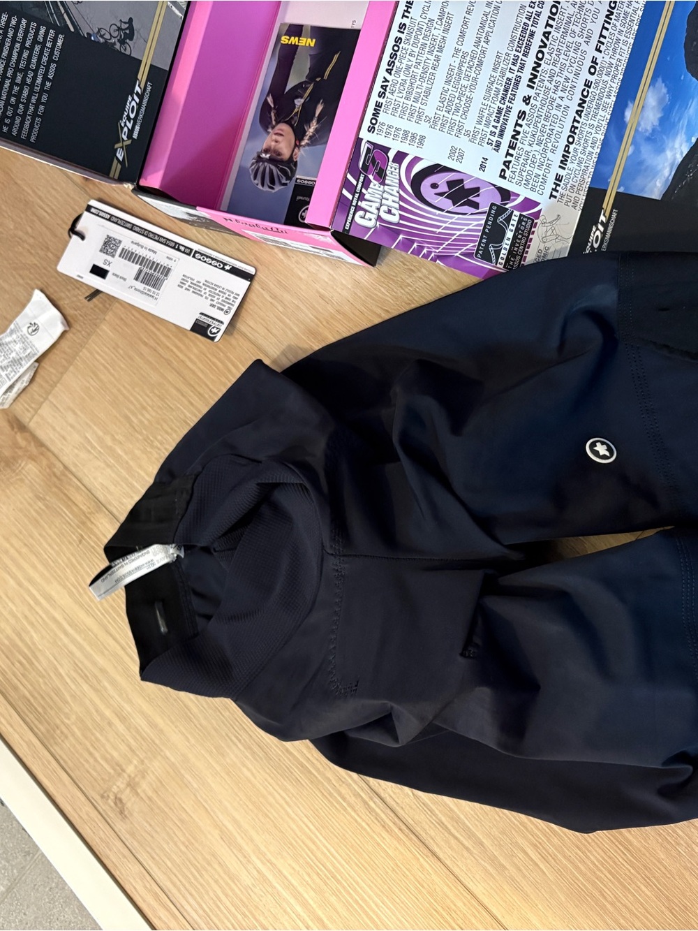 ASsos Black Cycling Bib Shorts with Subtle Logo